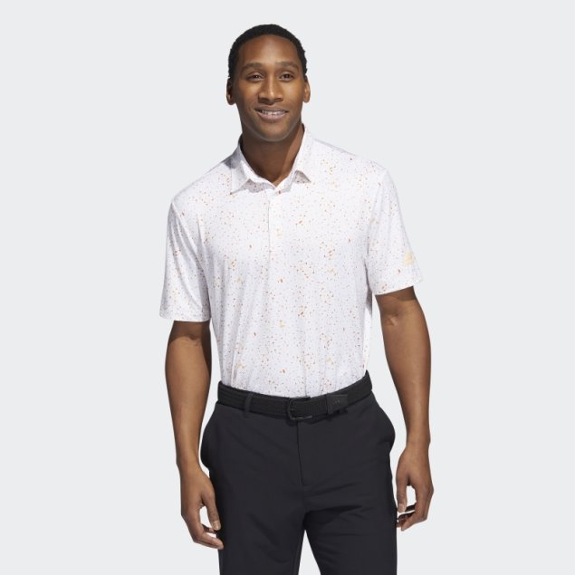 Polo Con Estampado De Bandera ámbar Adidas