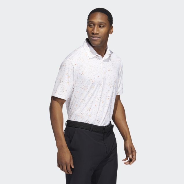 Polo Con Estampado De Bandera ámbar Adidas