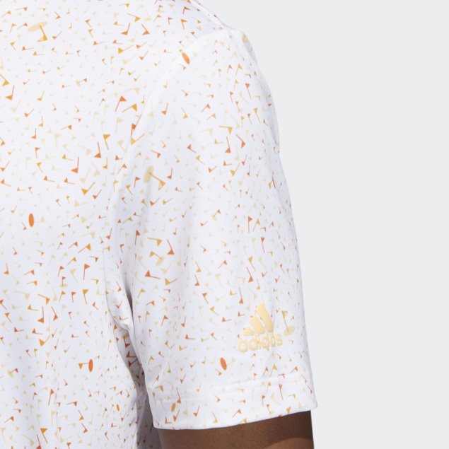 Polo Con Estampado De Bandera ámbar Adidas