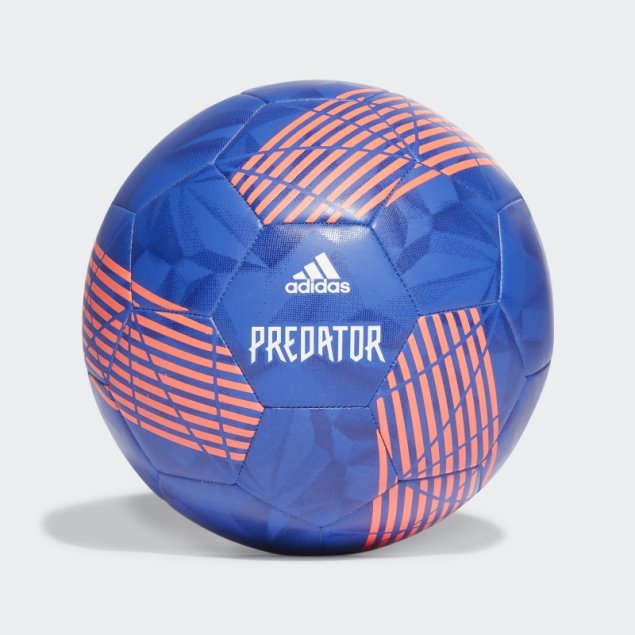 Balón De Fútbol De Entrenamiento Adidas Predator Azul De Alta Resolución