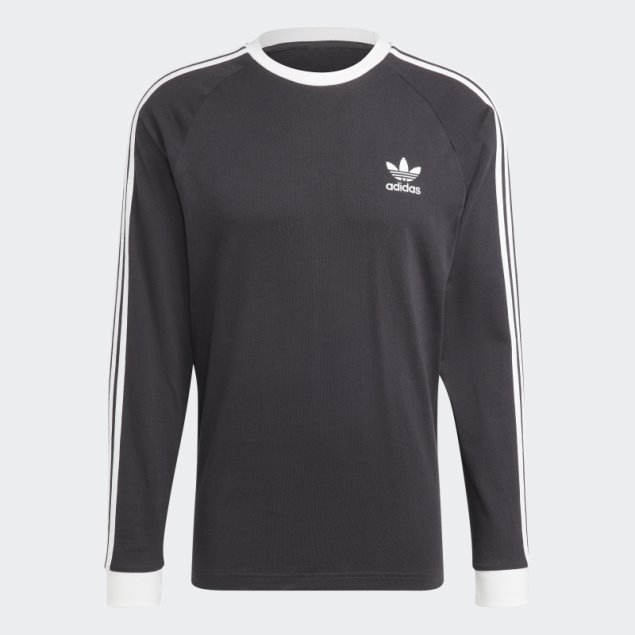 Adidas Adicolor Classics 3-stripes Camiseta De Manga Larga Negro