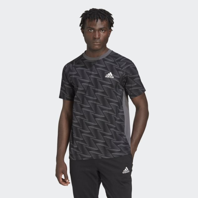 Camiseta De Viaje Diseñada Para El Día Del Partido Adidas Gris