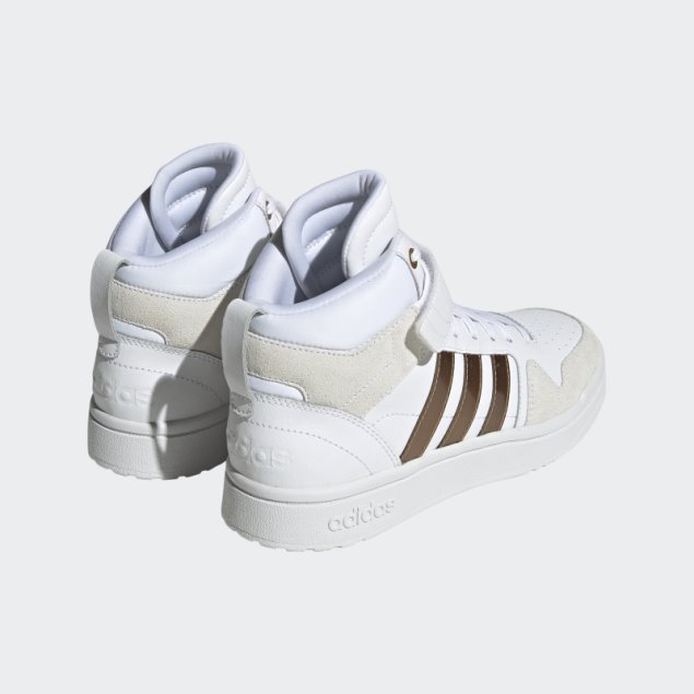 Blanco Postmove Mid Cloudfoam Super Estilo De Vida Zapatos De Baloncesto Clásico Adidas