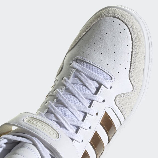 Blanco Postmove Mid Cloudfoam Super Estilo De Vida Zapatos De Baloncesto Clásico Adidas