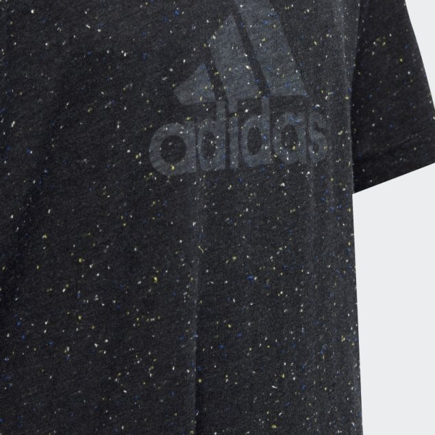 Camiseta Adidas Future Icons Winners Negro Jaspeado