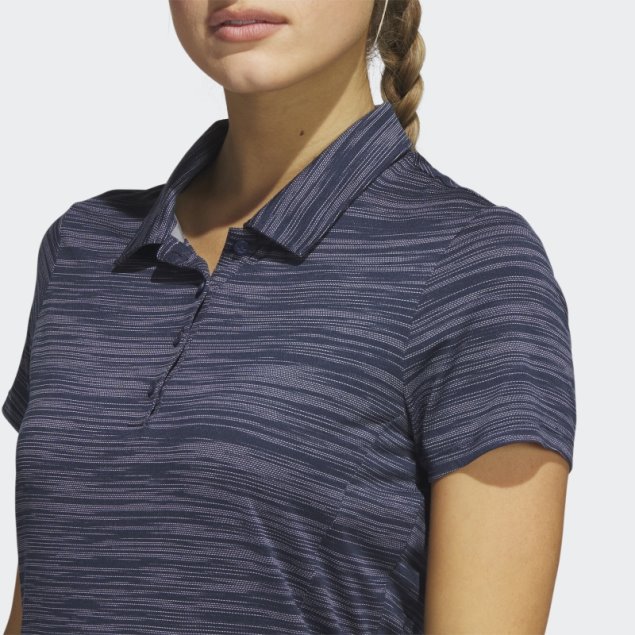 Azul Marino Adidas Polo De Manga Corta Teñido En El Espacio