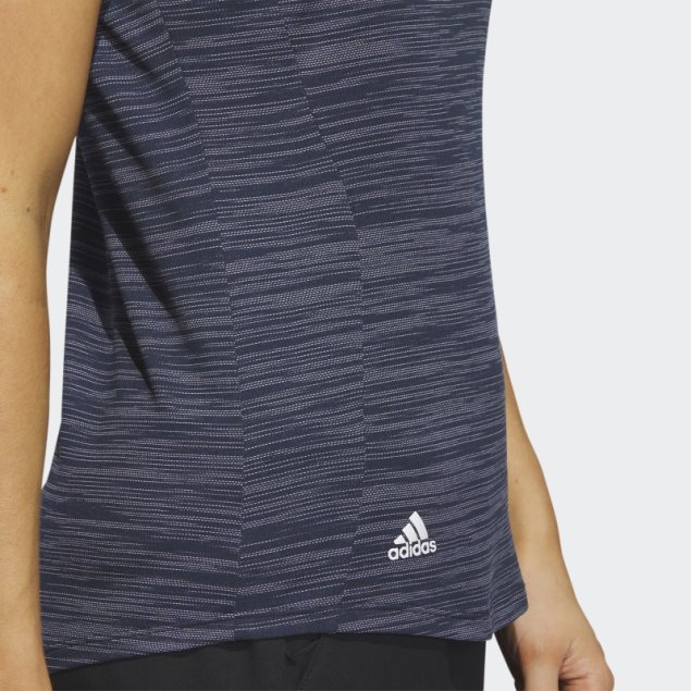 Azul Marino Adidas Polo De Manga Corta Teñido En El Espacio