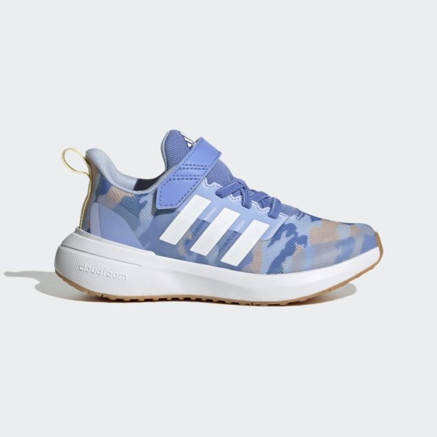 Azul Fortarun 2.0 Cloudfoam Elastic Lace Top Strap Zapatos Adidas