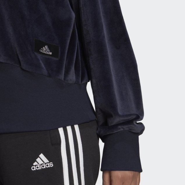 Sudadera De Terciopelo Acogedora De Adidas Holidayz De Tinta