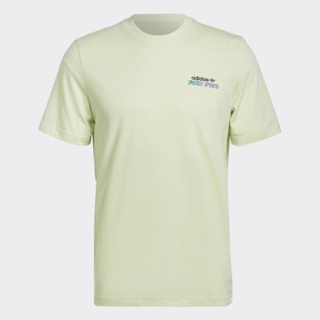 Camiseta Con Estampado De Flores De Pescado Stoked De Lima De Adidas