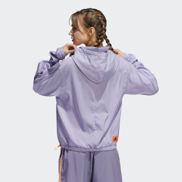 Sudadera Adidas Hoop York City Lila