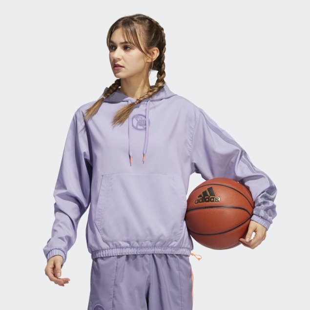 Sudadera Adidas Hoop York City Lila