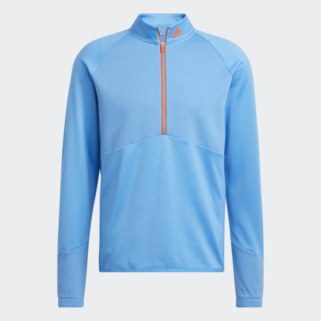 Azul Sudadera Con Cremallera De 1/4 Adidas Cold.rdy