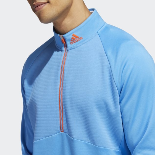 Azul Sudadera Con Cremallera De 1/4 Adidas Cold.rdy