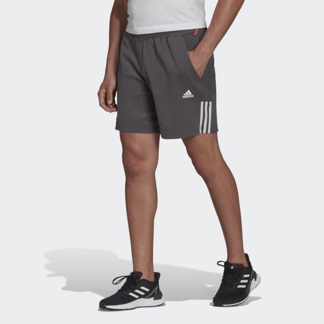 Pantalón Corto Deportivo Aeroready Motion Gris Adidas