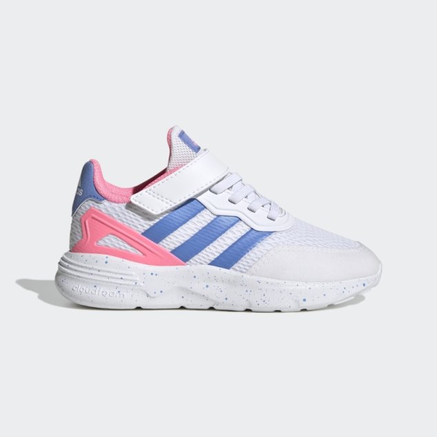Blanco Adidas Nebzed Elastic Lace Top Strap Zapatos