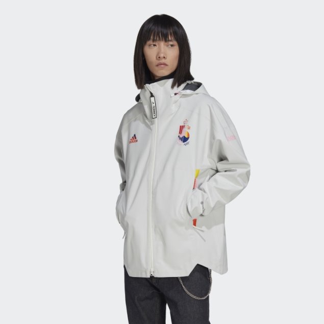 Chaqueta Myshelter Bélgica Adidas Blanca