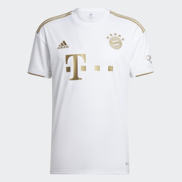 Adidas Camiseta Fc Bayern 21/22 Segunda Equipación Blanco