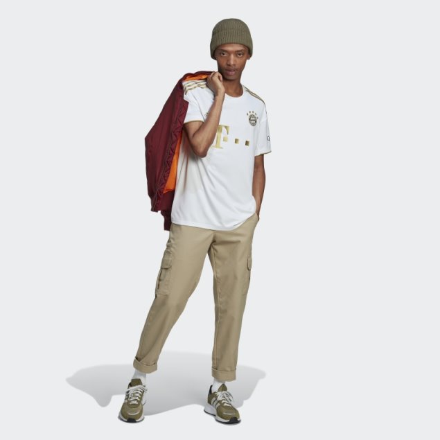 Camiseta Fc Bayern 21/22 Primera Equipación Adidas Blanco