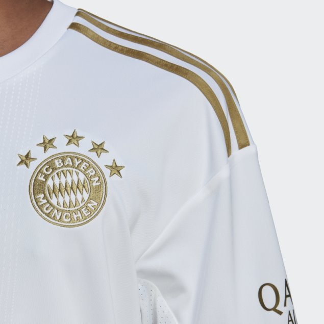 Camiseta Fc Bayern 21/22 Primera Equipación Adidas Blanco