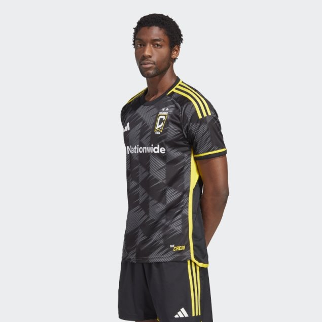 Camiseta Adidas Columbus Crew 23/24 Primera Equipación Autentica Negra