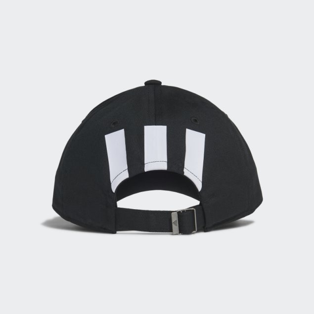 Gorra Negra Adidas Essentials 3 Rayas