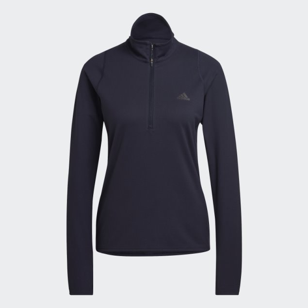 Sudadera Run Fast Con Media Cremallera Y Manga Larga Tinta Adidas