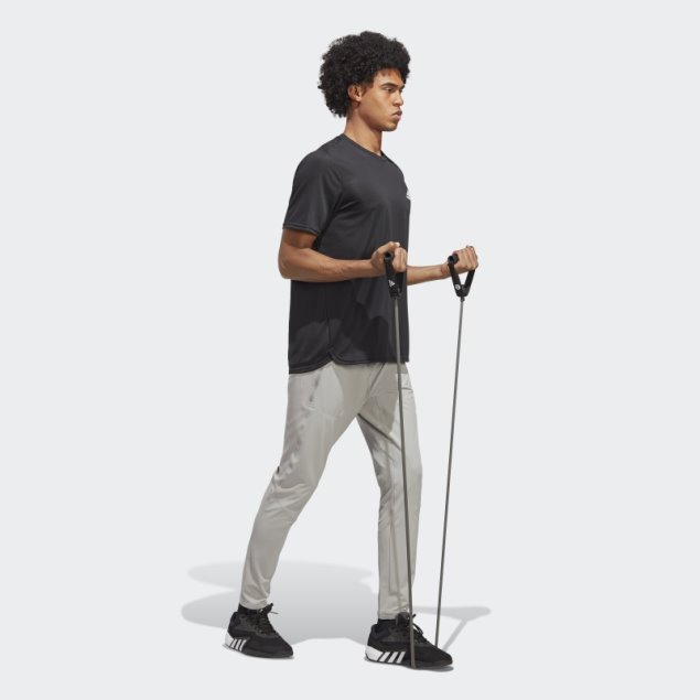 Adidas Mgh Solid Gris D4t Pantalones De Entrenamiento Con Estilo