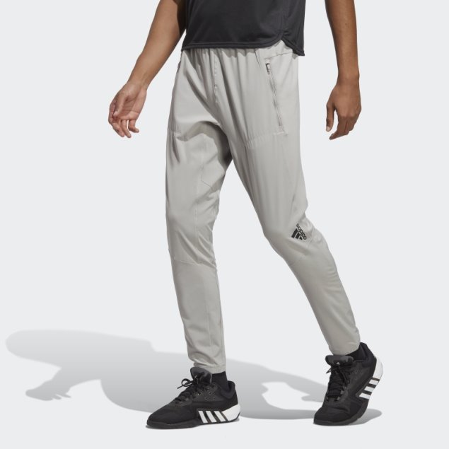 Joggers De Entrenamiento Adidas D4t Mgh Gris Sólido