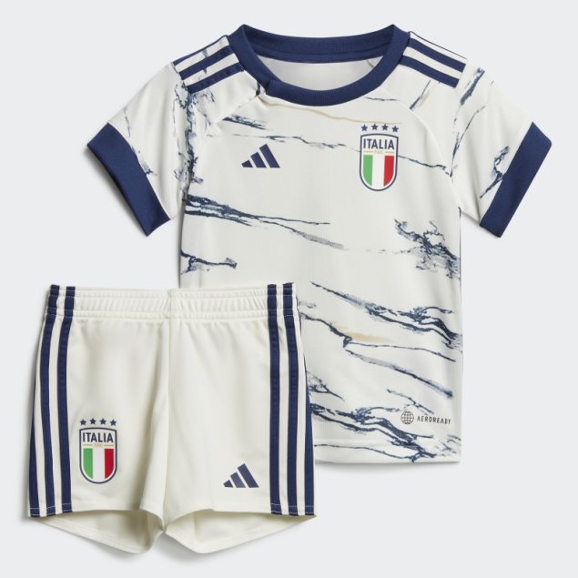 Equipacion Bebe Italia 23 Segunda Adidas Blanca