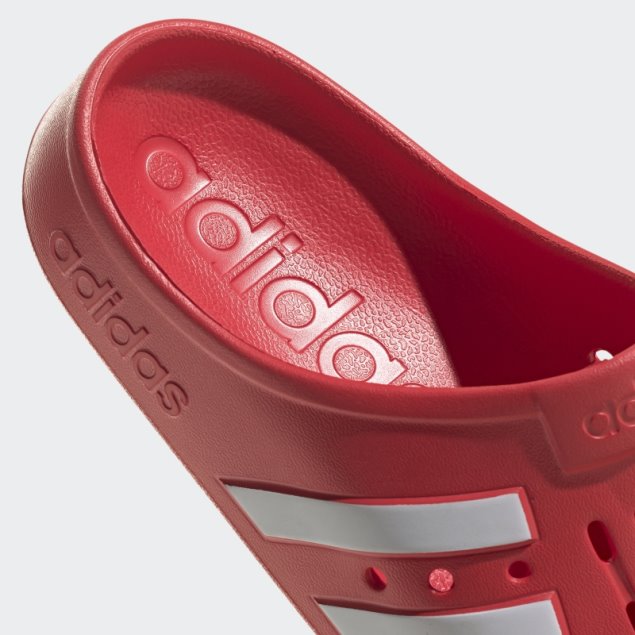 Zuecos Adidas Adilette Rojos