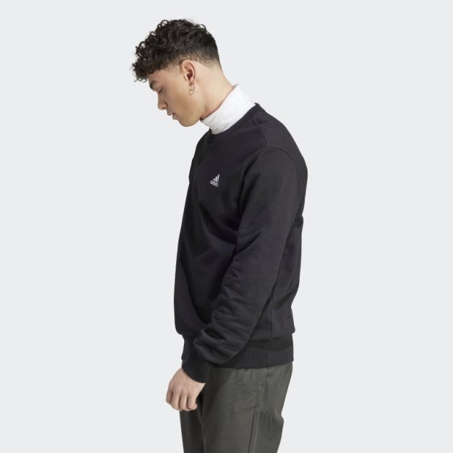 Sudadera Adidas Essentials French Terry Con Logo Pequeño Bordado