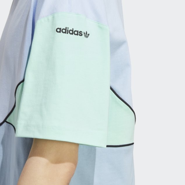 Camiseta Adicolor Archivo De Temporada Adidas Azul Amanecer