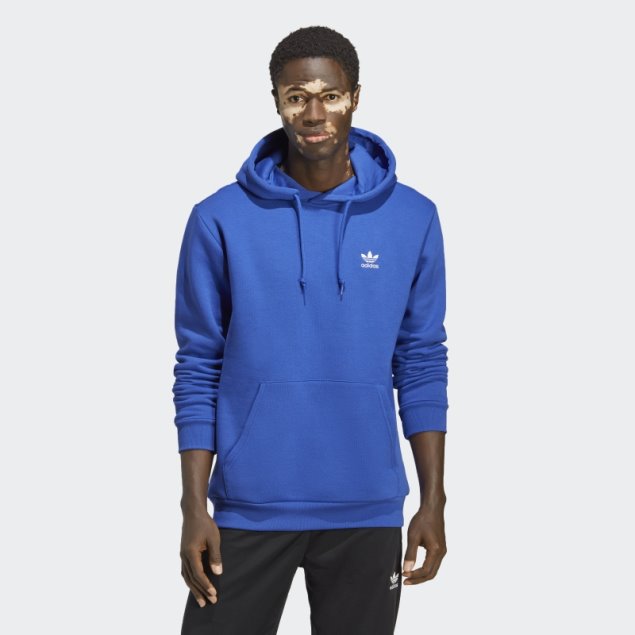 Sudadera Con Capucha Adidas Trefoil Essentials Azul