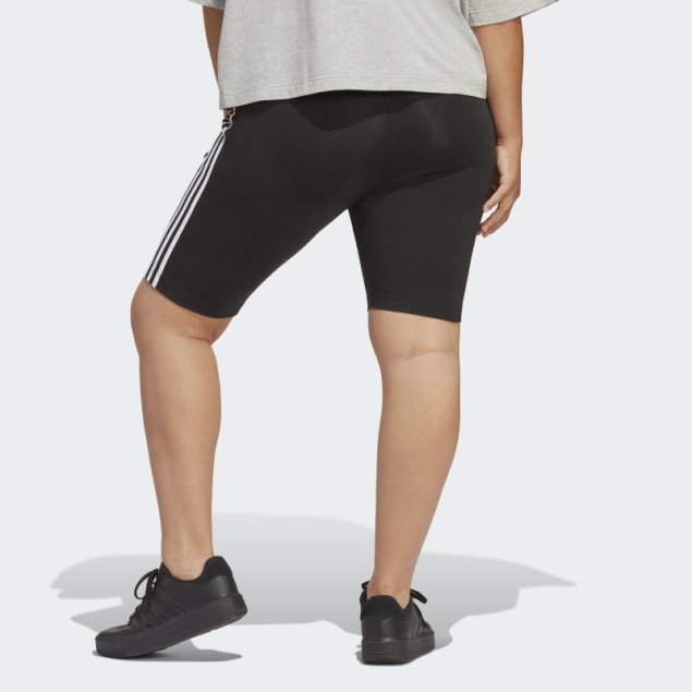 Adidas Essentials 3-stripes Bike Shorts (talla Grande) Blanco Moda