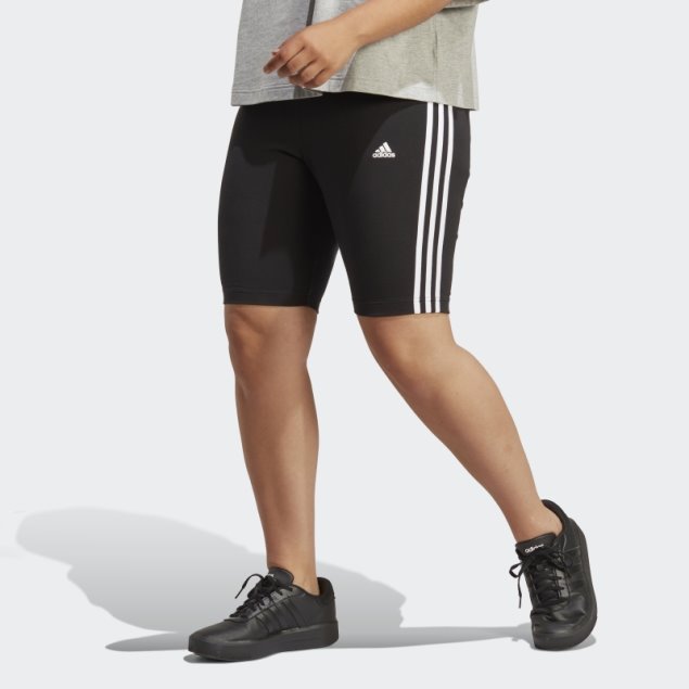 Adidas Essentials 3-Stripes Bike Shorts Negro