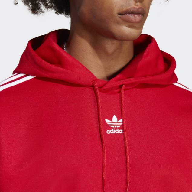 Adicolor Classics Cut Line Sudadera Con Capucha Escarlata Adidas