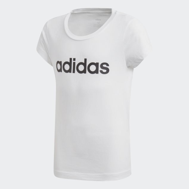 Camiseta Essentials Lineal Adidas Blanca