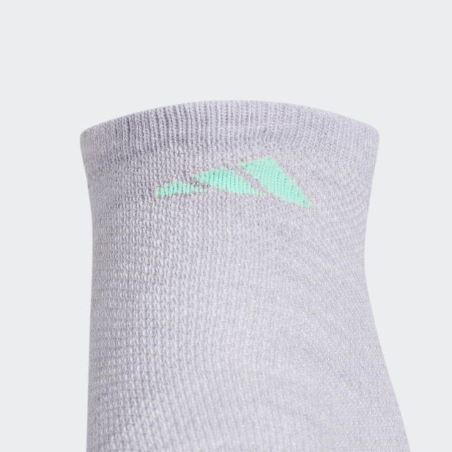 Gris Claro Adidas Superlite Stripe Calcetines Invisibles 3 Pares