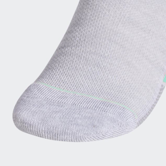 Gris Claro Adidas Superlite Stripe Calcetines Invisibles 3 Pares