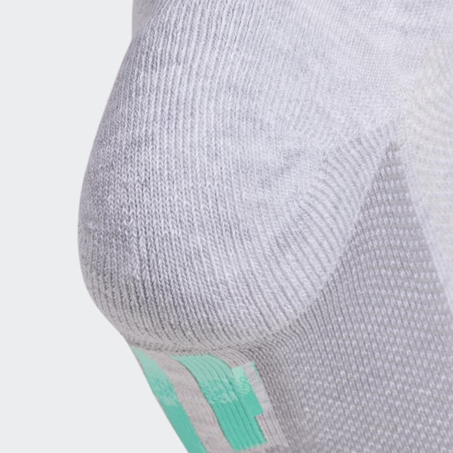 Gris Claro Adidas Superlite Stripe Calcetines Invisibles 3 Pares