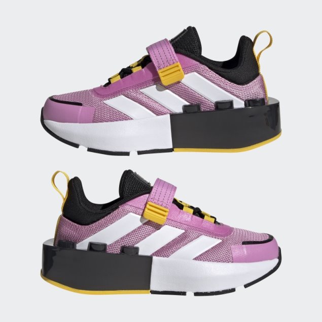 Orquídea Adidas X Lego Tech Rnr Zapatos Con Cordones Elásticos Y Correa Superior