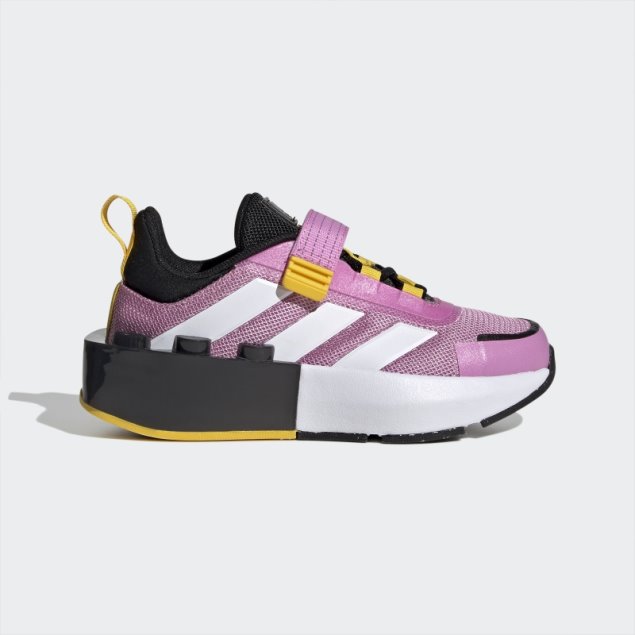 Zapatillas Adidas X Lego Tech Rnr Con Cordones Elásticos Orquídea