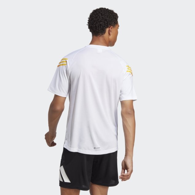 Adidas Camiseta De Entrenamiento Con 3 Rayas De Iconos De Tren