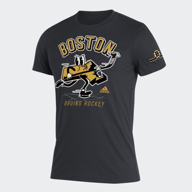 Camiseta Adidas Bruins Negro Jaspeado