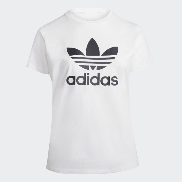 Camiseta Adicolor Classics Trefoil (tallas Grandes) Blanco Adidas