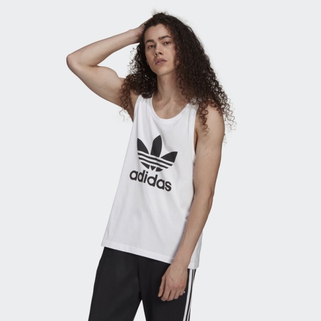 Camiseta Sin Mangas Adidas Adicolor Classics Trefoil Negra