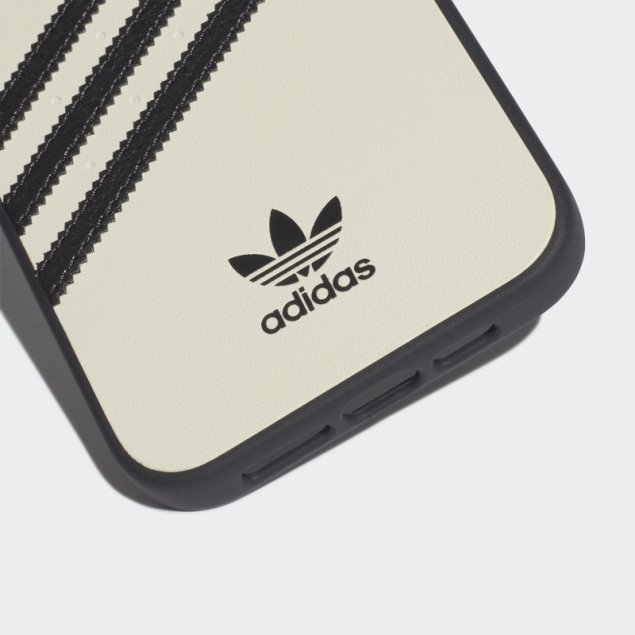 Funda Adidas O Moldeada Pu Para Iphone 13 Pro Max Blanco Caliente