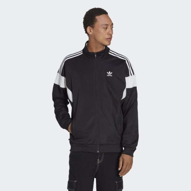 Sudadera Negra Adidas Adicolor Classics Cut Line