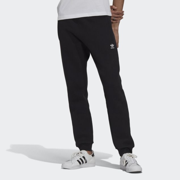 Adidas Adicolor Pantalones Negros Esenciales De Trébol